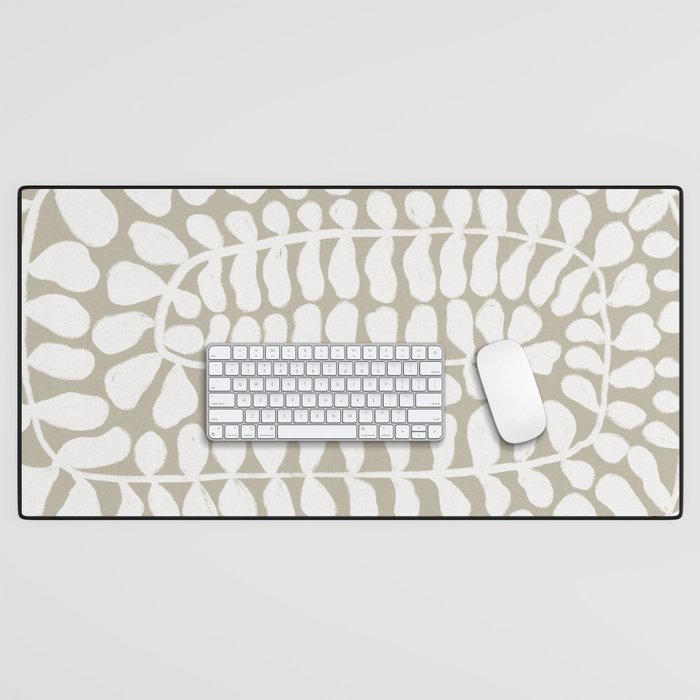 One Hundred-Leaved Plant #3 Desk Mat Gallery Image 1