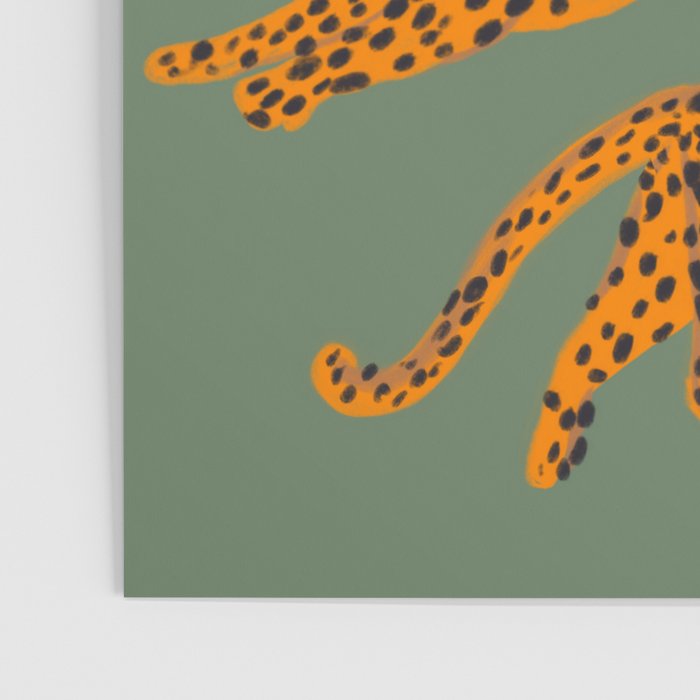 Modern Tigers with red lips illustration  Poster Gallery Image 3