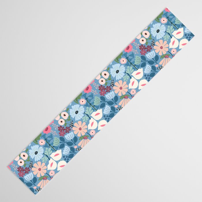 Meadow muse - heritage blue Table Runner Gallery Image 3