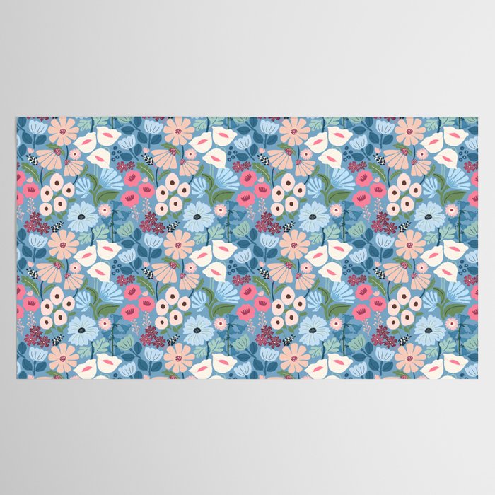 Meadow muse - heritage blue Tablecloth Gallery Image 2