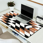 Urban Tribal Pattern No.13 - Aztec - Concrete and Wood Desk Mat Gallery Image 2
