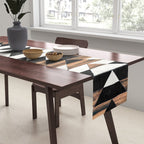 Urban Tribal Pattern No.13 - Aztec - Concrete and Wood Table Runner Gallery Image 2