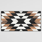 Urban Tribal Pattern No.13 - Aztec - Concrete and Wood Desk Mat Gallery Image 3