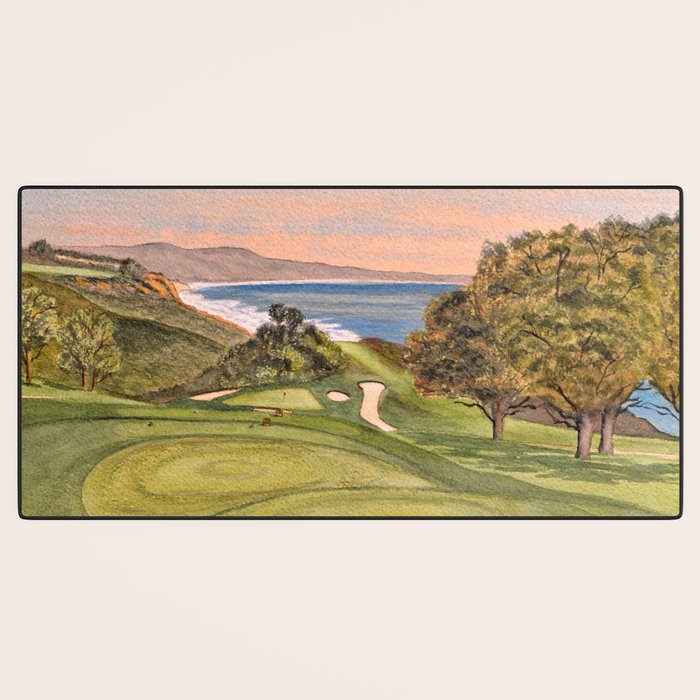Torrey Pines South Golf Course Hole 6 Desk Mat Gallery Image 3