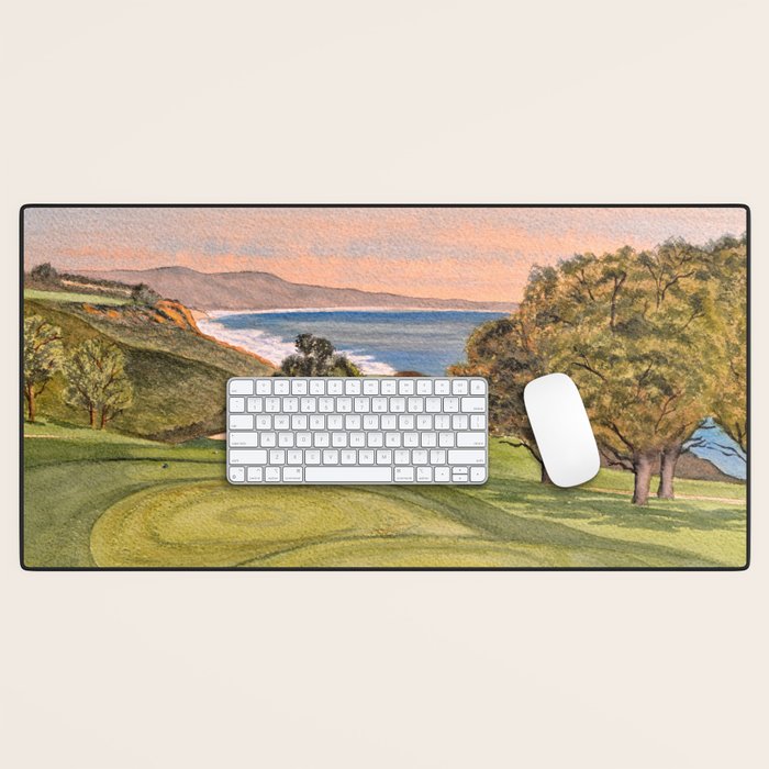 Torrey Pines South Golf Course Hole 6 Desk Mat Gallery Image 1
