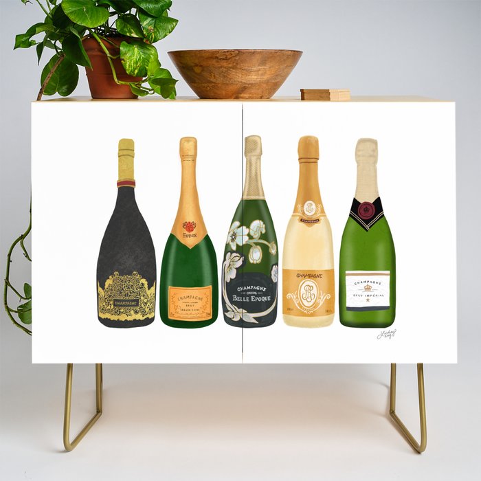 Champagne Bottles Credenza Gallery Image 1