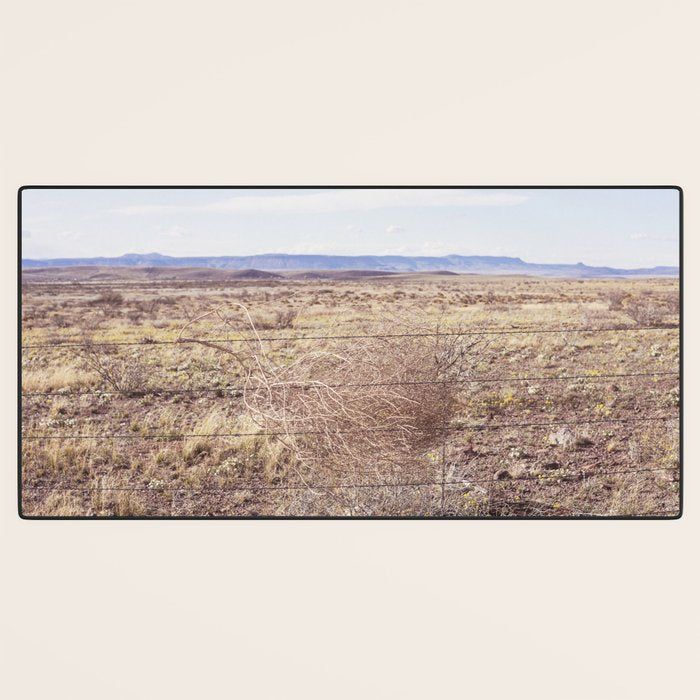 West Texas Tumbleweed x Alpine Texas Photography Desk Mat Gallery Image 3