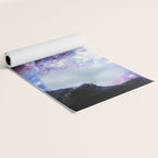 Cosmic Space Wolf Wolves Howling At Moon Yoga Mat Gallery Image 2