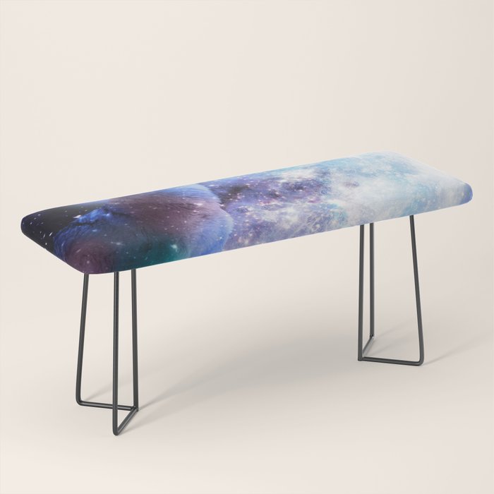 Cosmic Space Wolf Wolves Howling At Moon Bench Gallery Image 1
