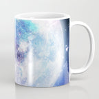 Cosmic Space Wolf Wolves Howling At Moon Coffee Mug Gallery Image 1