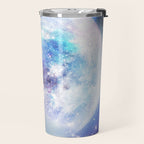 Cosmic Space Wolf Wolves Howling At Moon Travel Mug Gallery Image 2