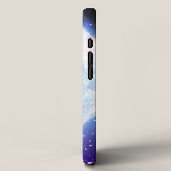 Cosmic Space Wolf Wolves Howling At Moon iPhone Case Gallery Image 2