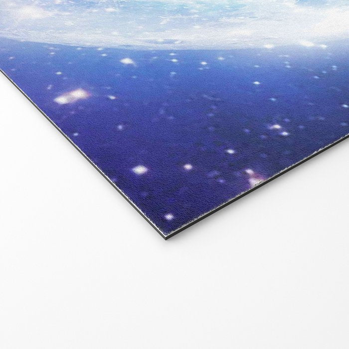 Cosmic Space Wolf Wolves Howling At Moon Welcome Mat Gallery Image 2