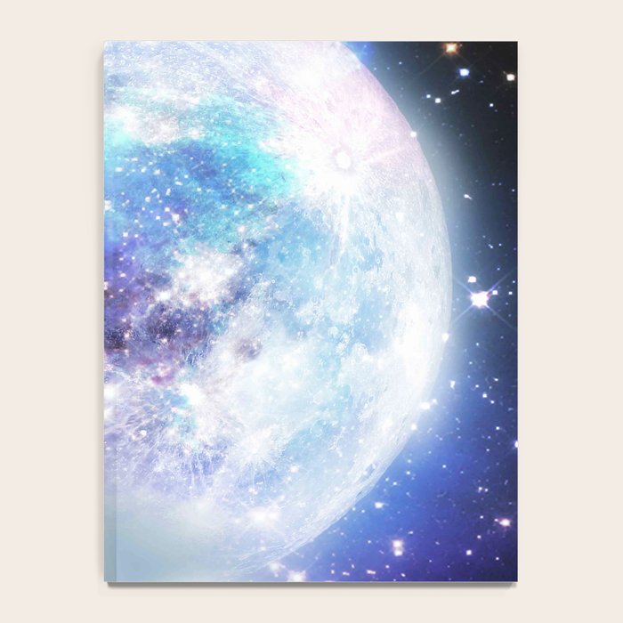 Cosmic Space Wolf Wolves Howling At Moon Notebook Gallery Image 4