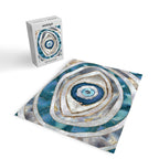 Evil Eye Mineral textures and gold Jigsaw Puzzle Gallery Image 2