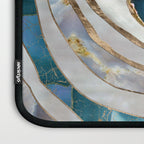 Evil Eye Mineral textures and gold Laptop Sleeve Gallery Image 3