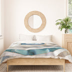 Evil Eye Mineral textures and gold Duvet Cover Gallery Image 3