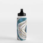 Evil Eye Mineral textures and gold Water Bottle Gallery Image 3