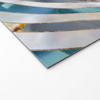 Evil Eye Mineral textures and gold Welcome Mat Gallery Image 2