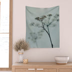 Delicate - abstract floral art photograph botanical Wall Tapestry Gallery Image 2
