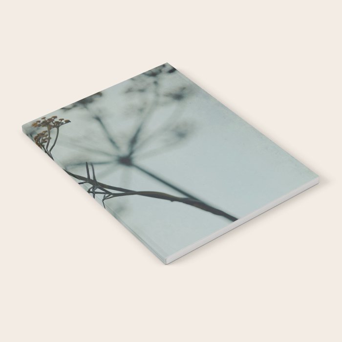 Delicate - abstract floral art photograph botanical Notebook Gallery Image 1