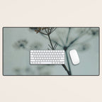 Delicate - abstract floral art photograph botanical Desk Mat Gallery Image 1