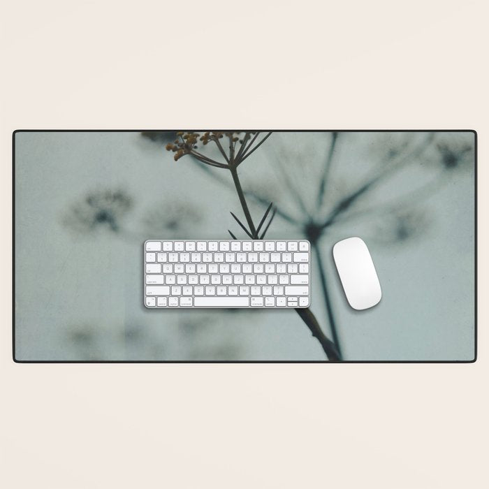Delicate - abstract floral art photograph botanical Desk Mat Gallery Image 1