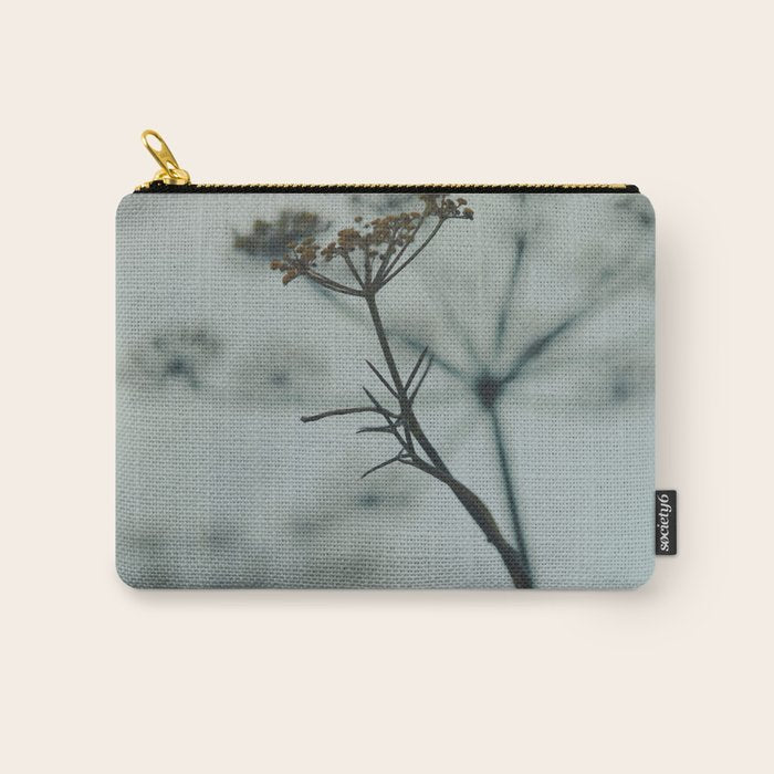 Delicate - abstract floral art photograph botanical Carry All Pouch Gallery Image 1