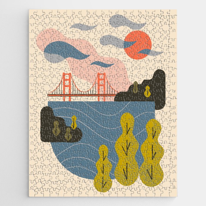 Bay Sunset Jigsaw Puzzle Gallery Image 1