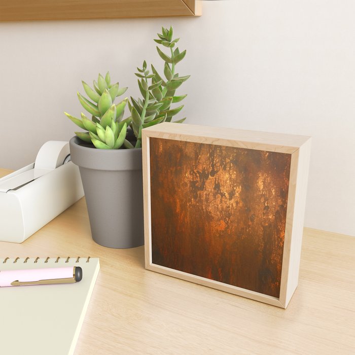 Earthy Rust Copper and Bronze Japandi Art Mini Art Print Gallery Image 2