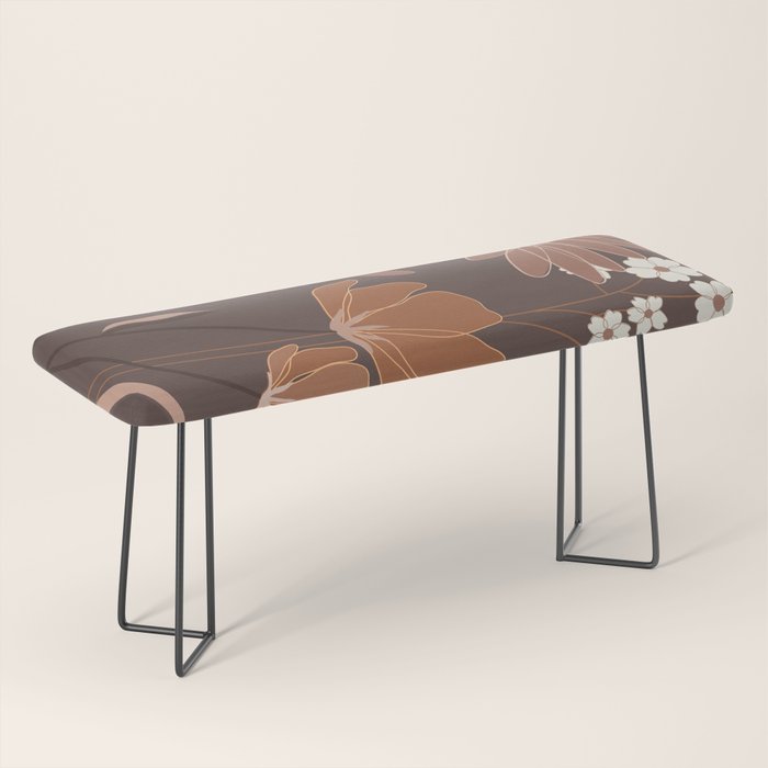 Floral Mocha 1 Bench Gallery Image 1