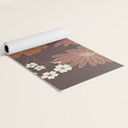 Floral Mocha 1 Yoga Mat Gallery Image 2