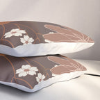 Floral Mocha 1 Pillow Sham Gallery Image 3