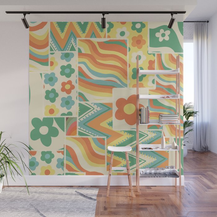 Patchwork #3 Wall Mural Gallery Image 1