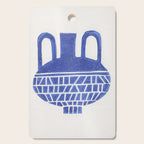 Linocut Vase #6 Cutting Board Gallery Image 1