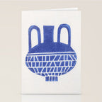 Linocut Vase #6 Stationery Card Gallery Image 2