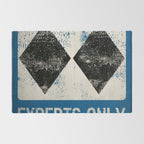 Ski Patrol Experts Only Double Black Diamond 2 Rug Gallery Image 2