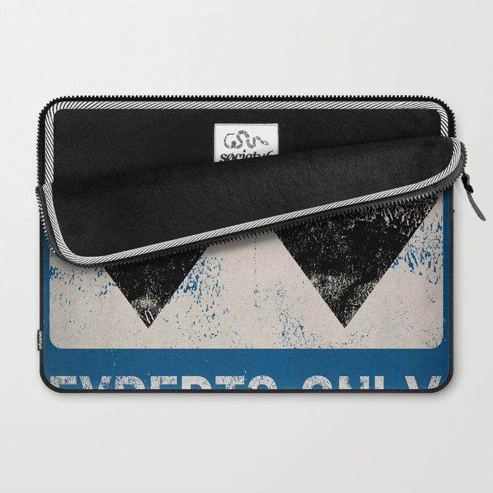 Ski Patrol Experts Only Double Black Diamond 2 Laptop Sleeve Gallery Image 2