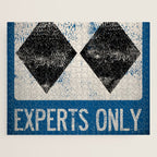 Ski Patrol Experts Only Double Black Diamond 2 Jigsaw Puzzle Gallery Image 1