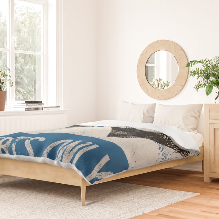 Ski Patrol Experts Only Double Black Diamond 2 Duvet Cover Gallery Image 2