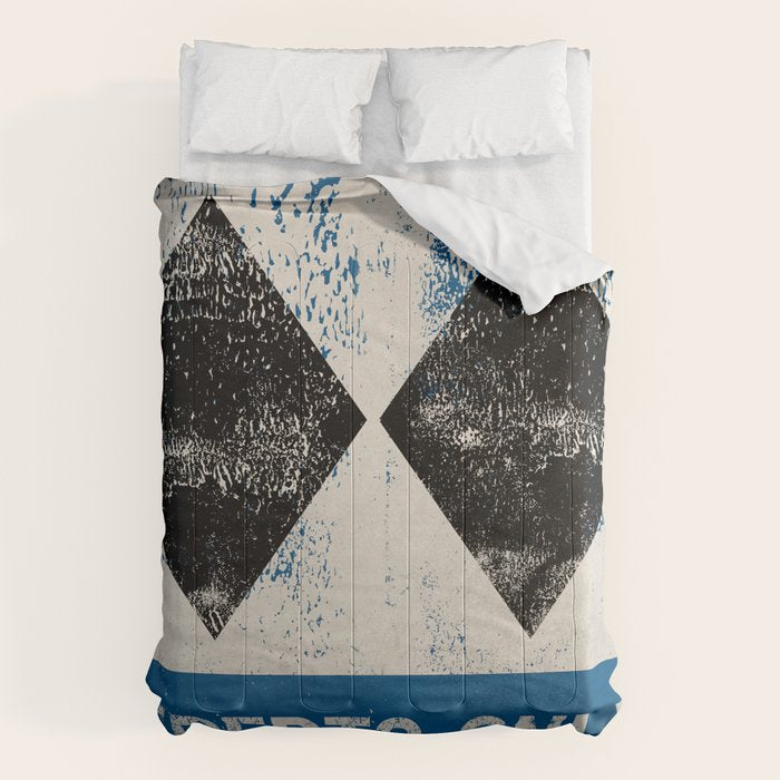 Ski Patrol Experts Only Double Black Diamond 2 Comforter Gallery Image 1