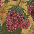 Strawberry Garden in Forest Green Coffee Mug Gallery Image 2