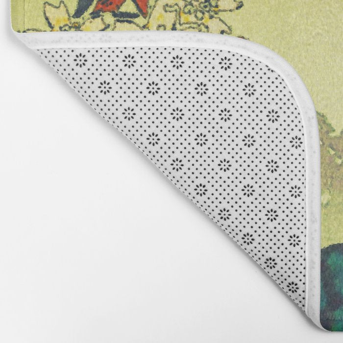 At Suidi - Autumn Mountain & Tree Ukiyoe Nature Landscape Bath Mat Gallery Image 2