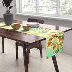 At Suidi - Autumn Mountain & Tree Ukiyoe Nature Landscape Table Runner Gallery Image 2
