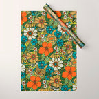 70s Plate Wrapping Paper Gallery Image 1