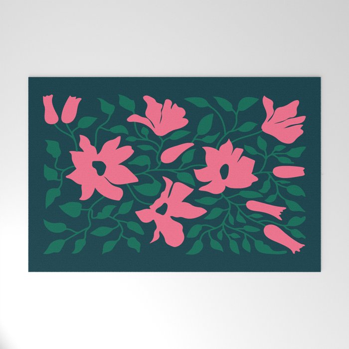 Flowers & Branches: Night Edition Welcome Mat Gallery Image 1