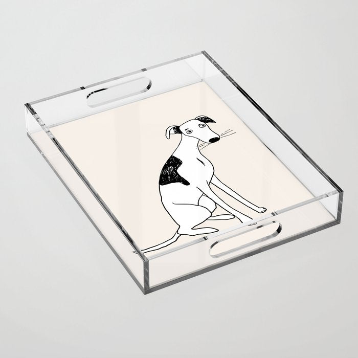Lulu the dog Acrylic Tray Gallery Image 1
