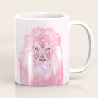 Lion Chewing Bubble Gum in Pink Coffee Mug Gallery Image 1