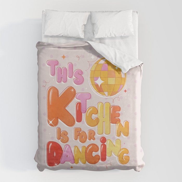 This Kitchen Is For Dancing Duvet Cover Gallery Image 1