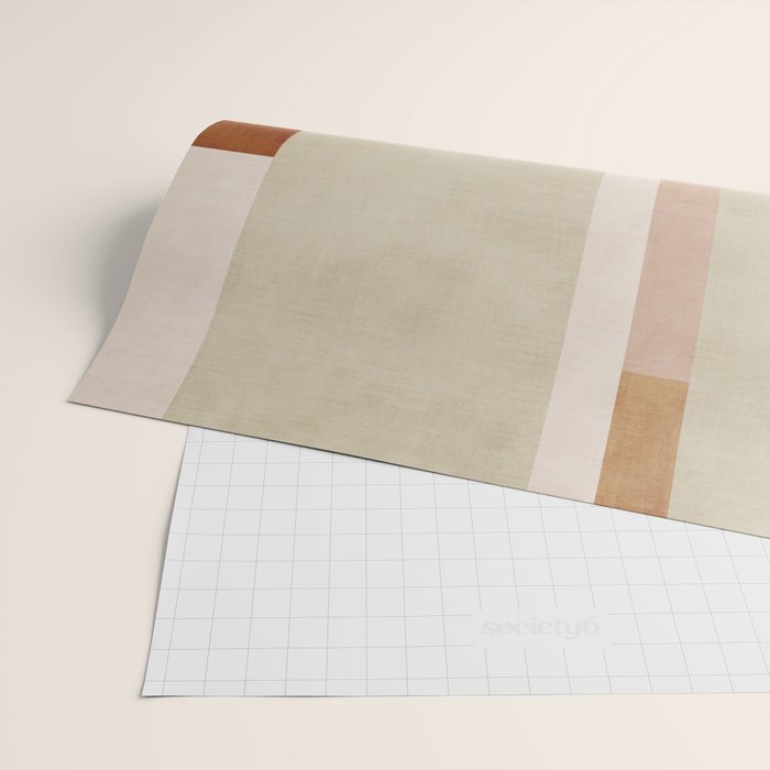 Minimalist Neutral Geometric Abstract Artwork Wrapping Paper Gallery Image 2